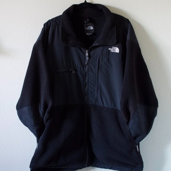 NORTH FACE Black Denali Fleece 800 Full Zip Up Jacket - Picture 1 of 3